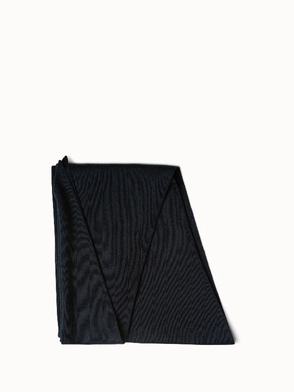 Trapezoid Shaped Scarf from Cashmere Silk